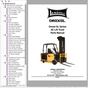 Landoll Drexel SL Series AC Parts Manual F-624-R1
