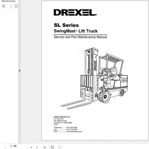 Landoll Drexel SL Series Service And Parts Maintenance Manual