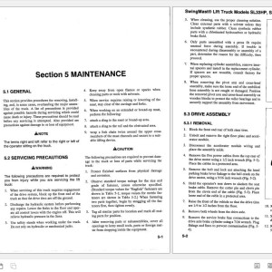 Landoll Drexel SL33 44 Series Maintenance Manual