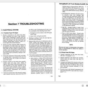 Landoll Drexel SL33 44 Series Troubleshooting Service Manual