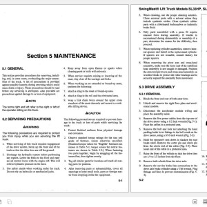 Landoll Drexel SL33HP SL44-3 SL44-4 Maintenance Manual