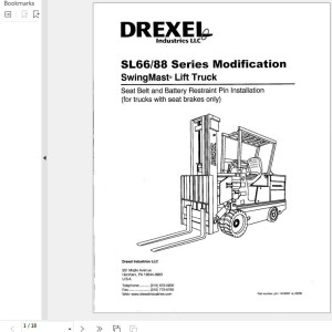 Landoll Drexel SL66 88 Series Intallation And Instructions Manual 1418097-a