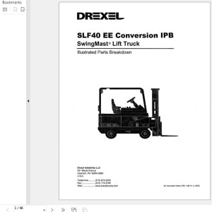 Landoll Drexel SLF Parts Manual