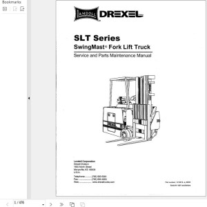 Landoll Drexel SLT22 SLT30 SLT35 Service And Parts Maintenance Manual