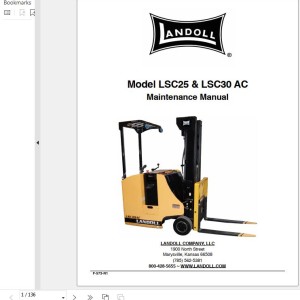 Landoll LSC25AC And LSC30AC Maintenance Manual