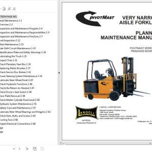 Landoll Pivotmast Series III Maintenance Manual