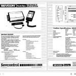 Sevcontrol Mos 90 Technical Manual Rev4-11-91