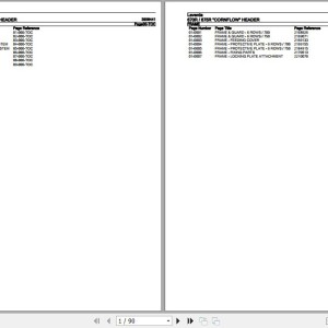 Laverda 670R 675R Cornflow Header Parts Catalog 3906441