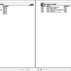 Laverda 870R 875R Cornflow Header Parts Catalog 3906447