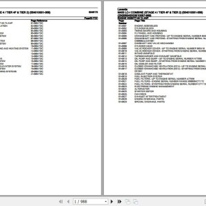 Laverda M400 LC I Combine Parts Catalog PDF 6246173