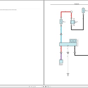 Lexus RZ 450e 2024 AWD Electrical Schematic
