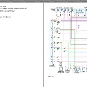 Lexus ES 300h L4-2.5L A25A-FXS Hybrid 2020 Wiring Diagram