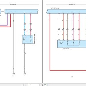 Lexus LX570 2015 - 2017 3URL Wiring Diagram