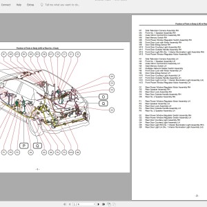 Lexus RX200T RX300 RX350 RX350L 2017.12 Wiring Diagram