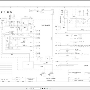 Liebherr LTF 1030 Z75007 Electric and Hydraulic Diagrams EN