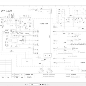 Liebherr LTF 1030 Z75007 Electric and Hydraulic Diagrams ES