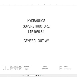 Liebherr LTF 1035-3.1 Z75058 Electric and Hydraulic Diagrams EN