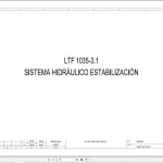 Liebherr LTF 1035-3.1 Z75058 Electric and Hydraulic Diagrams ES