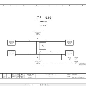 Liebherr LTF 1040 Z14453 Electric and Hydraulic Diagrams DE