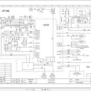Liebherr LTF 1040 Z14453 Electric and Hydraulic Diagrams EN