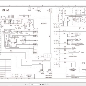Liebherr LTF 1040 Z14453 Electric and Hydraulic Diagrams FR