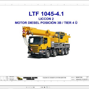 Liebherr LTF 1045-4.1 Z75593 Electric and Hydraulic Diagrams ES