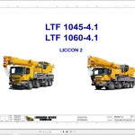 Liebherr LTF 1060-4.1 Z76000 Electric and Hydraulic Diagrams FR