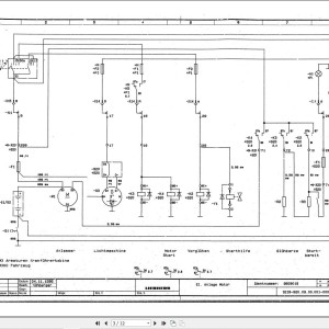 Liebherr LTL 1020 Z12376 Electric Diagrams DE