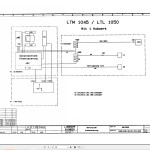 Liebherr LTL 1045 Z12374 Electric Diagrams DE
