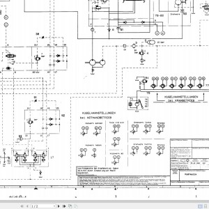 Liebherr LTL 1050 Z12688 Electric and Hydraulic Diagrams DE