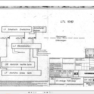 Liebherr LTL 1060 Z12070 Electric Diagrams DE