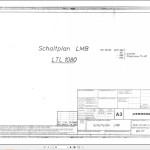 Liebherr LTL 1080 Z11682 Electric Diagrams DE