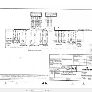 Liebherr LTM 1018 Z11549 Electric Diagrams DE
