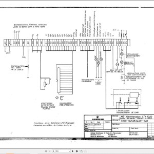 Liebherr LTM 1020 Z10978 Electric Diagrams DE