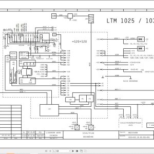 Liebherr LTM 1030-1 Z17741 Electric and Hydraulic Diagrams DE