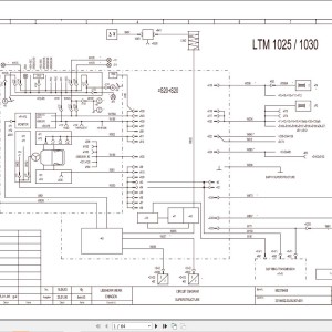 Liebherr LTM 1030-1 Z17741 Electric and Hydraulic Diagrams EN