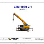 Liebherr LTM 1030-2.1 Z80350 Electric and Hydraulic Diagrams EN