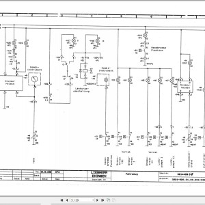 Liebherr LTM 1035 Z15203 Electric and Hydraulic Diagrams DE