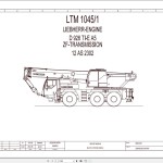 Liebherr LTM 1045 Z53150 Electric and Hydraulic Diagrams EN