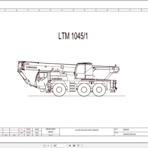 Liebherr LTM 1045 Z53150 Electric and Hydraulic Diagrams FR