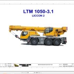 Liebherr LTM 1050-3.1 Z83700 Electric and Hydraulic Diagrams EN