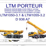Liebherr LTM 1050-3.1 Z83700 Electric and Hydraulic Diagrams FR