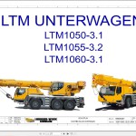 Liebherr LTM 1055-3.2 Z85568 Electric and Hydraulic Diagrams DE