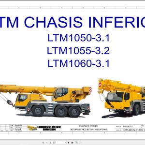 Liebherr LTM 1055-3.2 Z85570 Electric and Hydraulic Diagrams ES