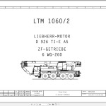 Liebherr LTM 1060-2 Z57701 Electric and Hydraulic Diagrams DE