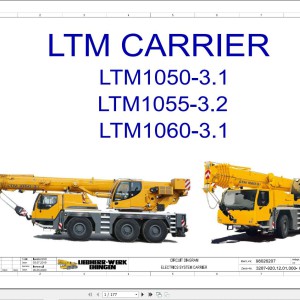 Liebherr LTM 1060-3.1 Z45471 Electric and Hydraulic Diagrams EN