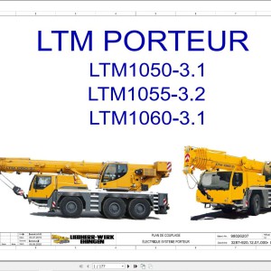 Liebherr LTM 1060-3.1 Z45471 Electric and Hydraulic Diagrams FR