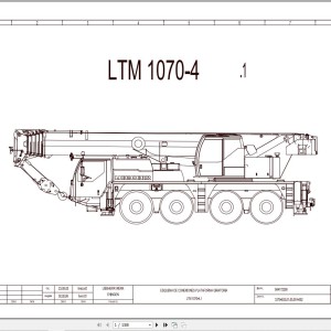 Liebherr LTM 1070-2 Z59015 Electric and Hydraulic Diagrams ES