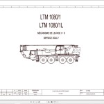 Liebherr LTM 1080-L Z61528 Electric and Hydraulic Diagrams FR