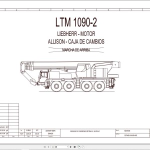 Liebherr LTM 1090-2 Z23053 Electric and Hydraulic Diagrams ES